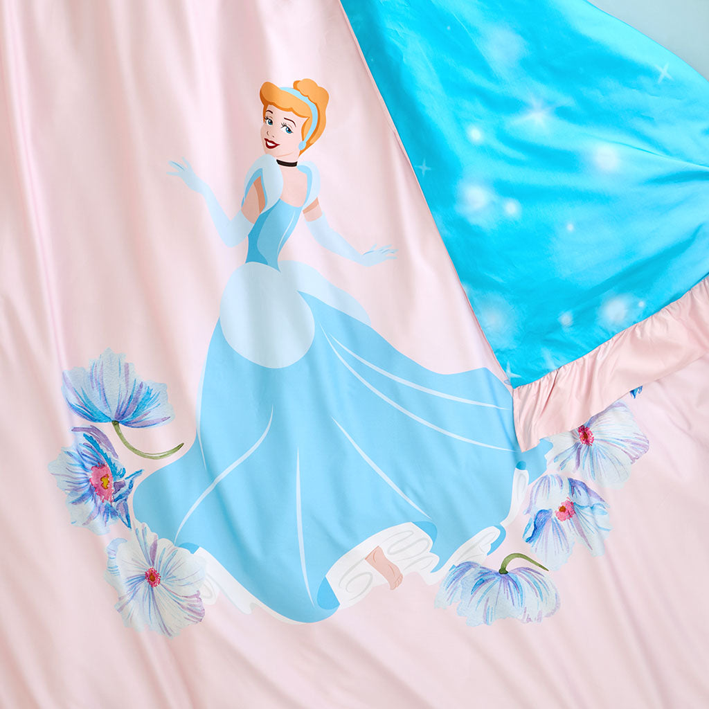 Disney Princess Cinderella Reversible Ruffled Duvet Cover