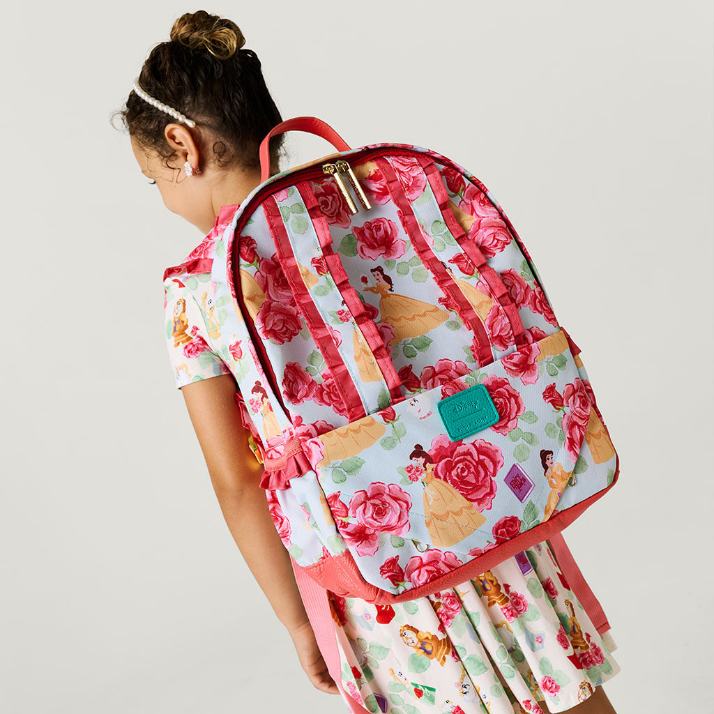 Disney Princess Belle Ruffled Backpack
