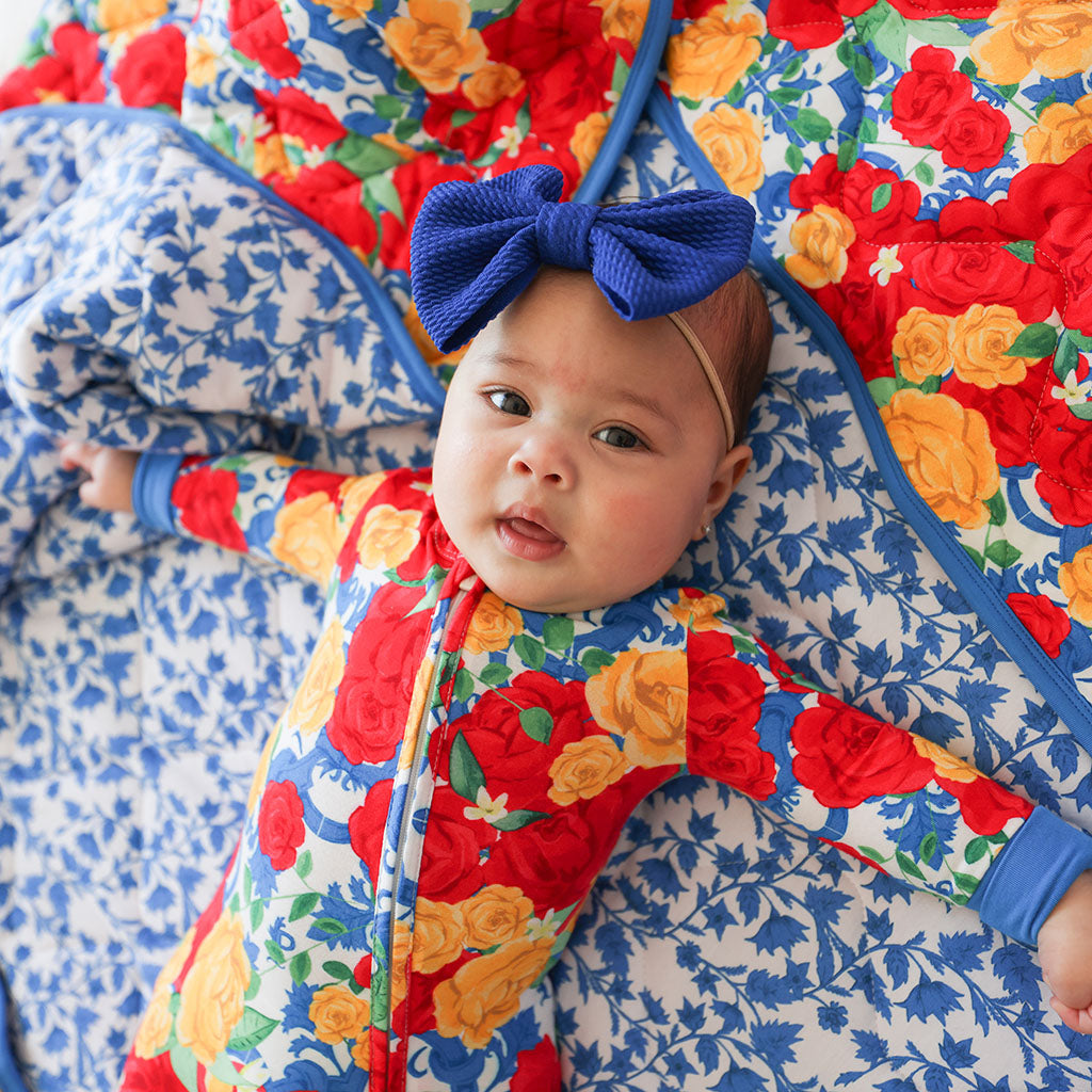 Valentina & Brigette Reversible Quilted Patoo? Blanket