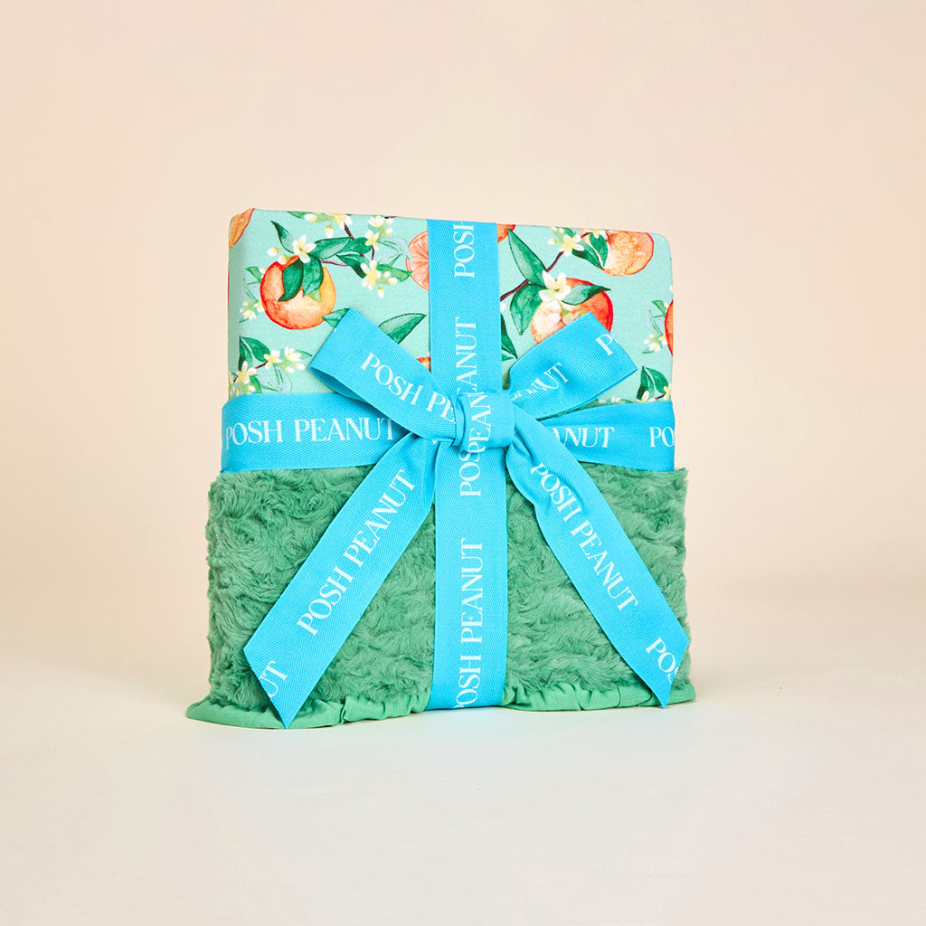 Arancia Minky Ruffled Luxette Patoo? Blanket