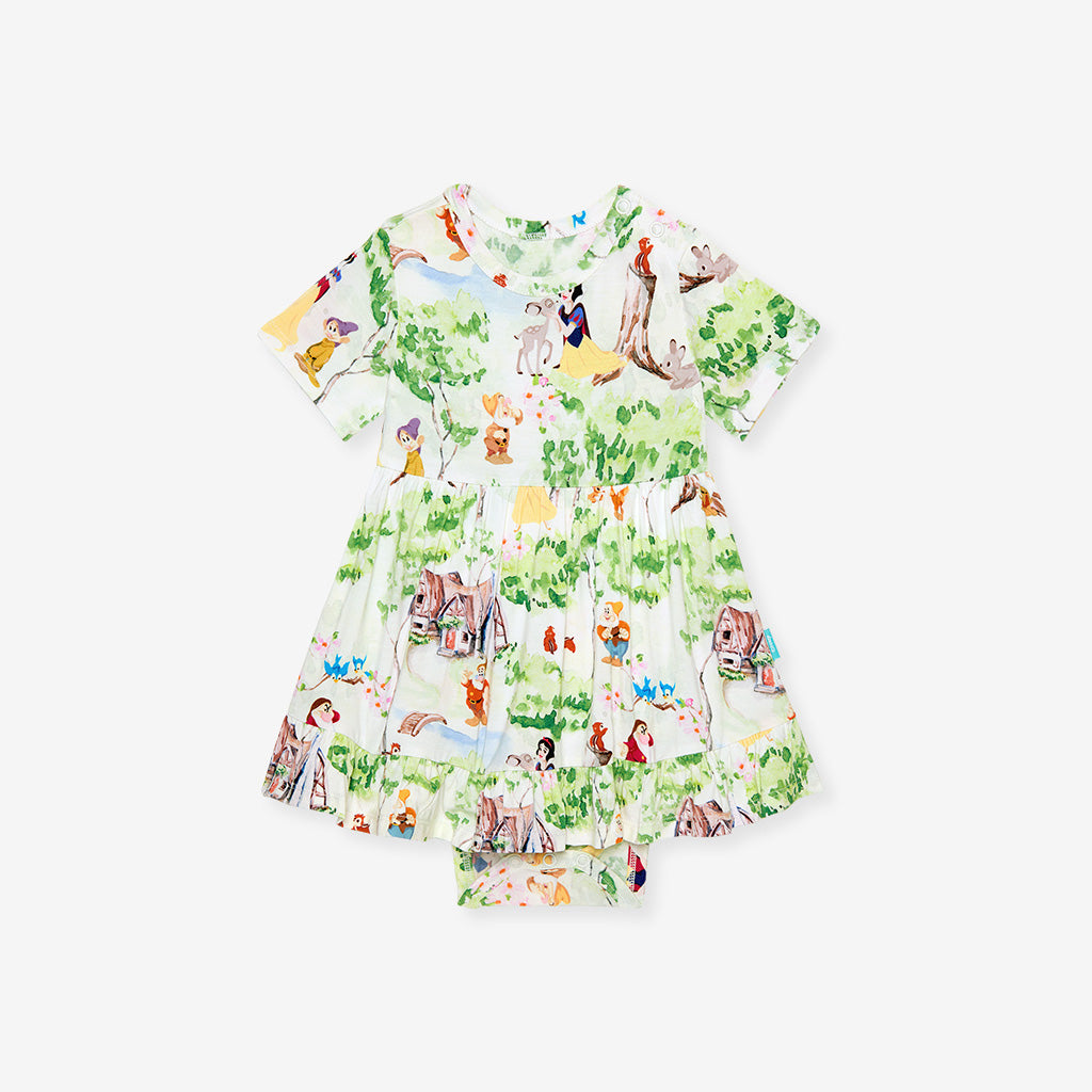 Disney Princess Snow White Ruffled Twirl Bodysuit Dress