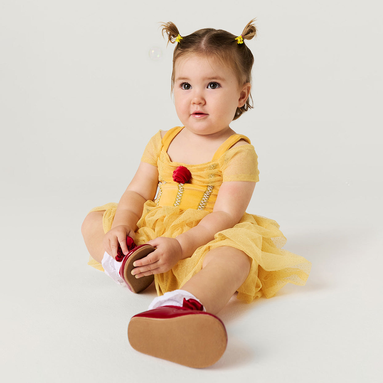 Disney Belle Velour Bodysuit Dress