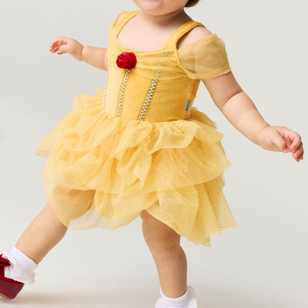 Disney Belle Velour Bodysuit Dress