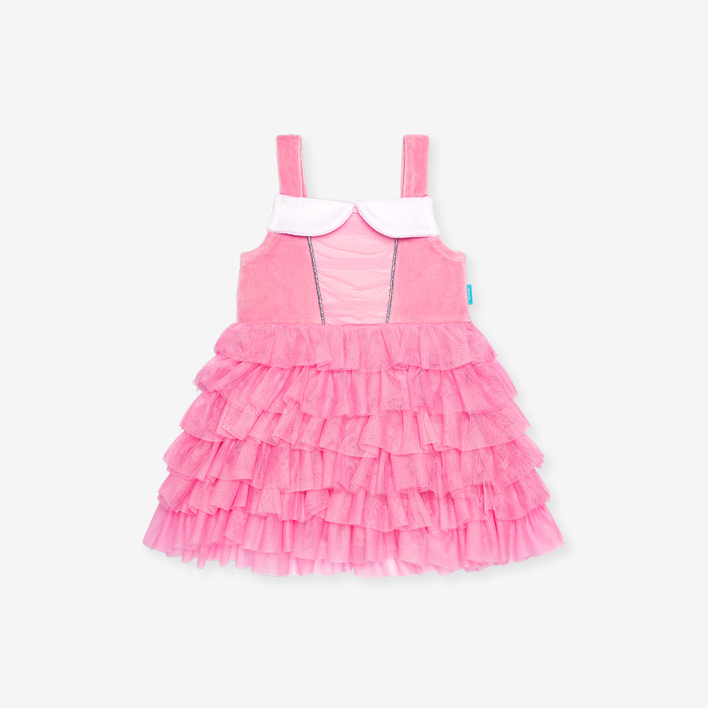 Disney Sleeping Beauty Aurora Velour Bodysuit Dress
