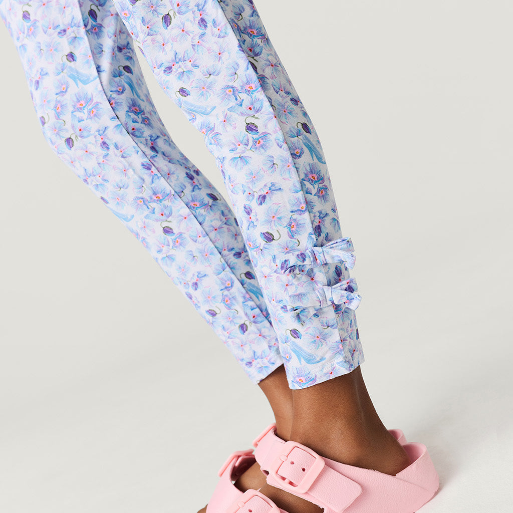 Disney Cinderella's Slipper Bow Leggings