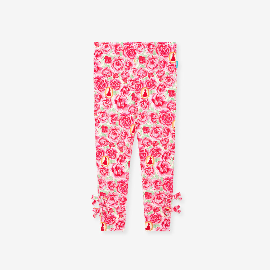 Disney Belle Roses Bow Leggings