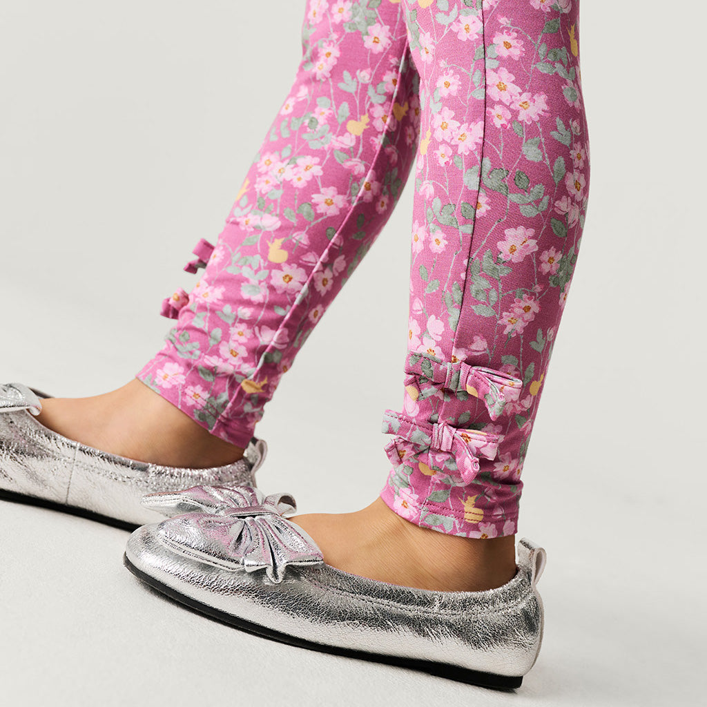 Disney Aurora Floral Bow Leggings