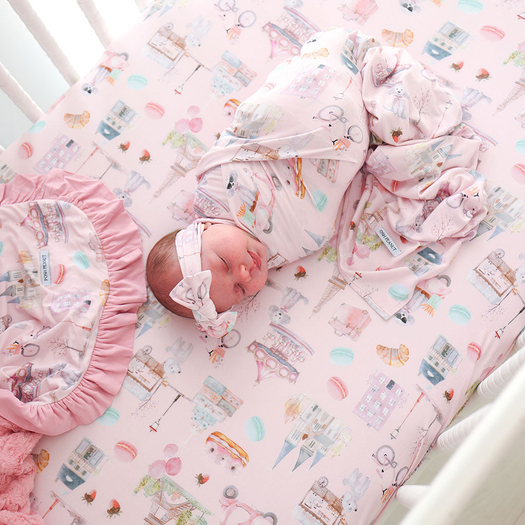 Posh Paris Crib Sheet