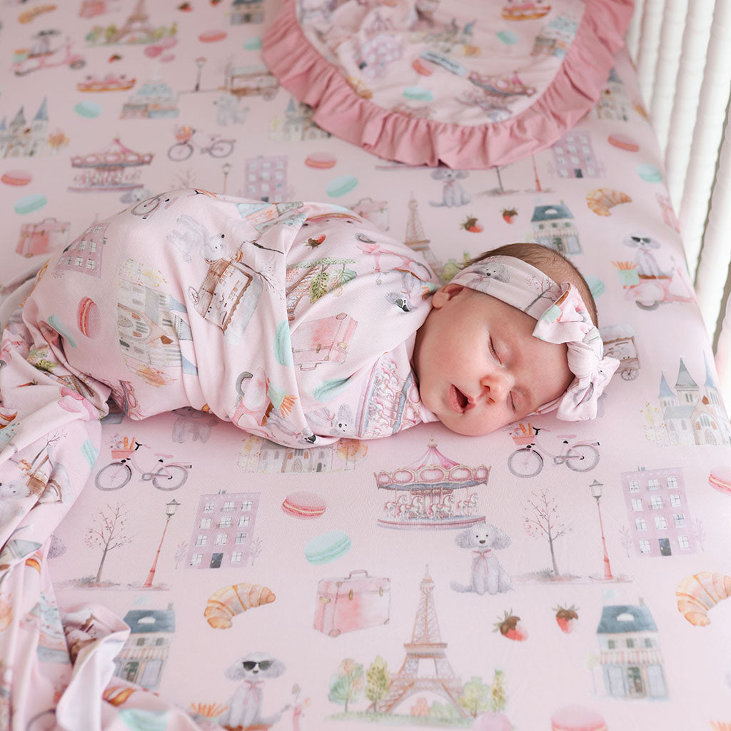 Posh Paris Crib Sheet