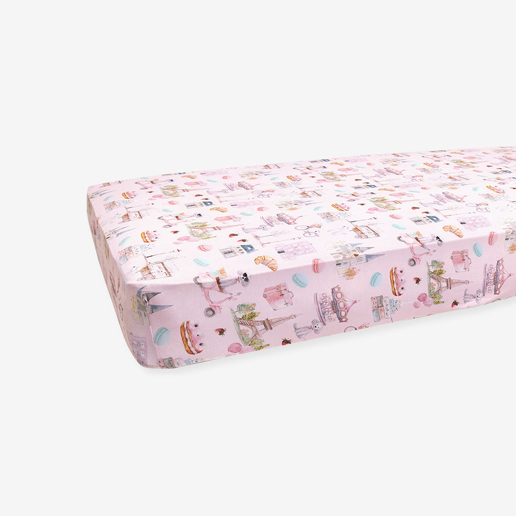 Posh Paris Crib Sheet