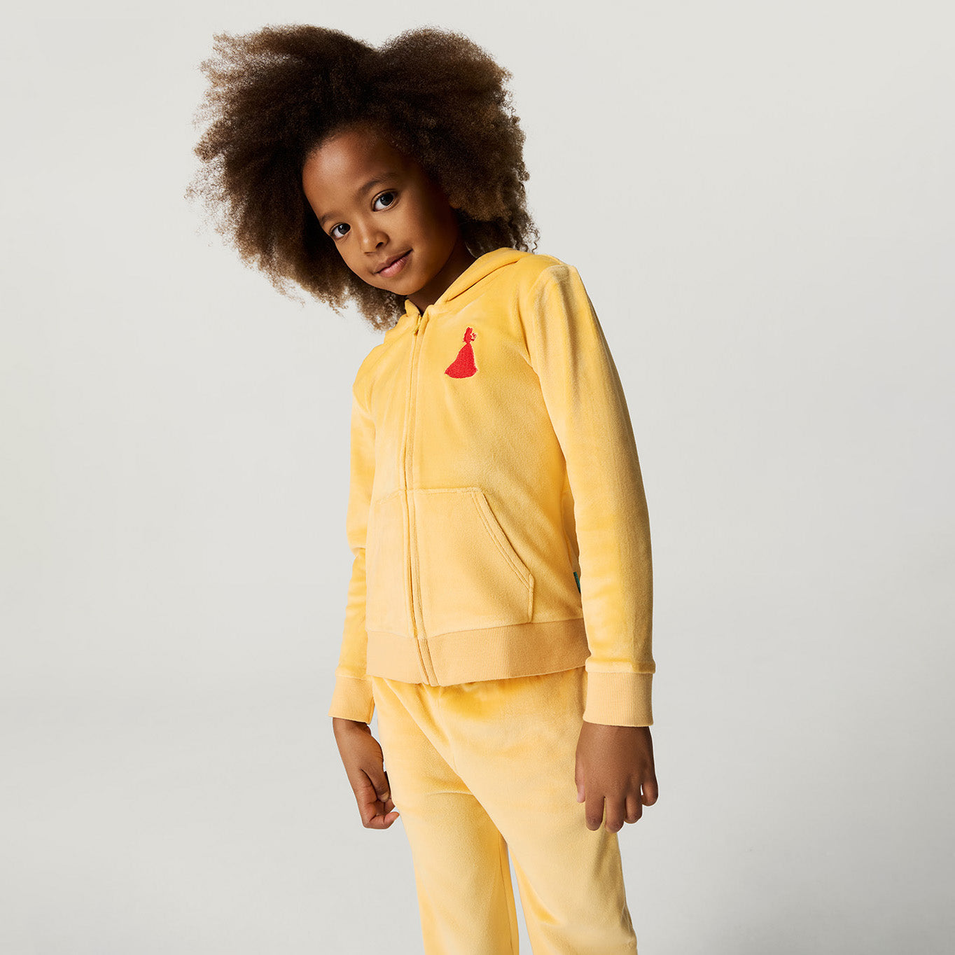 Disney Belle Velour Zip Hoodie