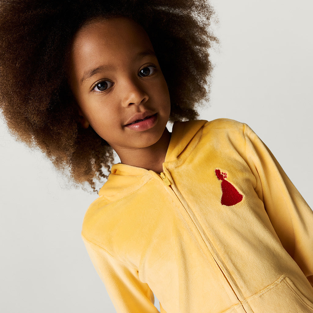 Disney Belle Velour Zip Hoodie