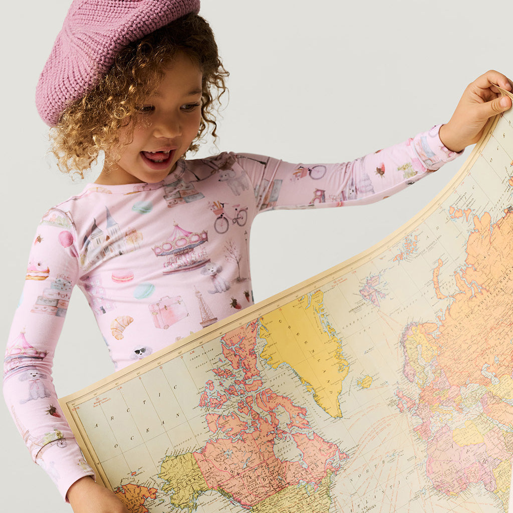 Posh Paris Classic Pajama Set