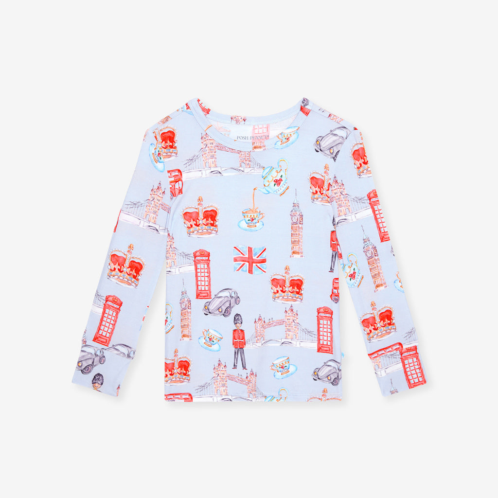 Posh London Classic Pajama Set