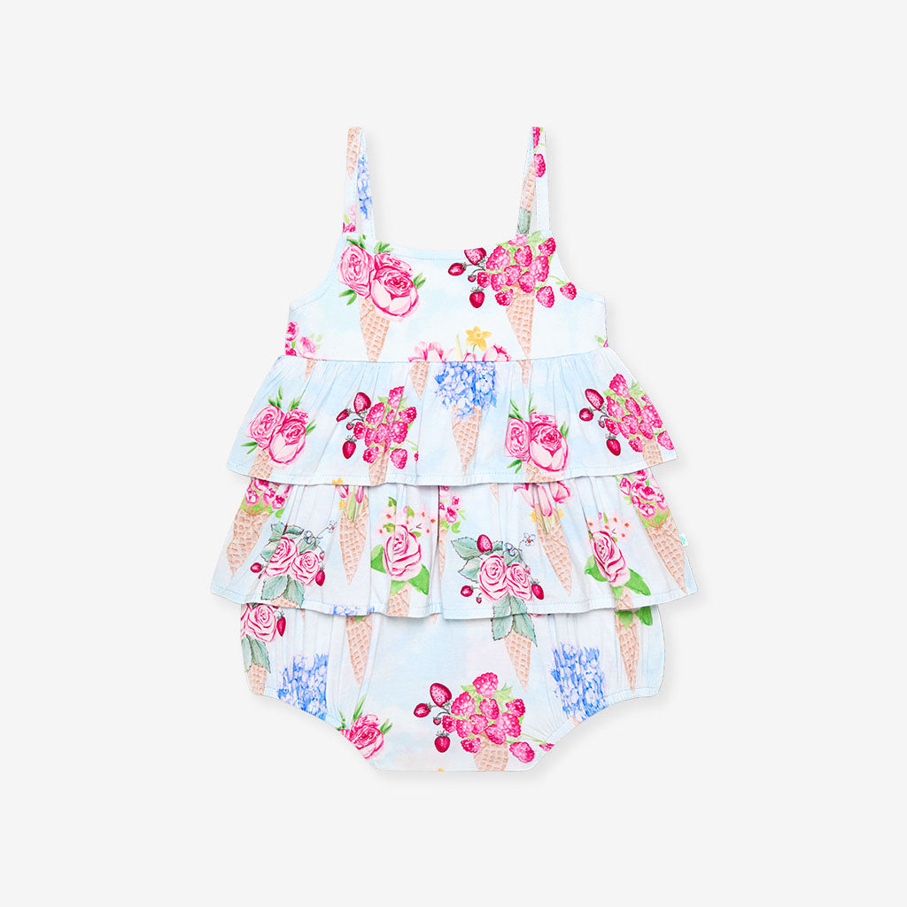 Isolde Ruffled Bubble Romper