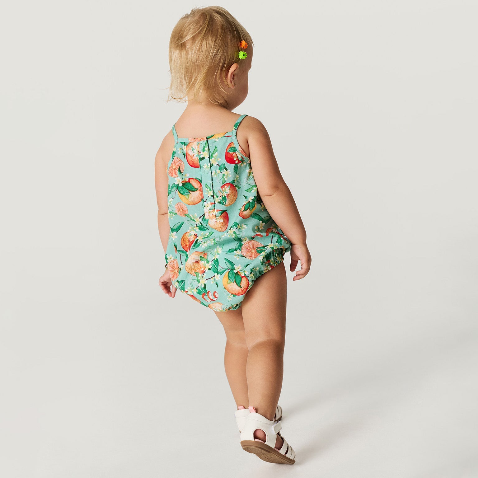 Arancia Bamboo Challis Bubble Romper