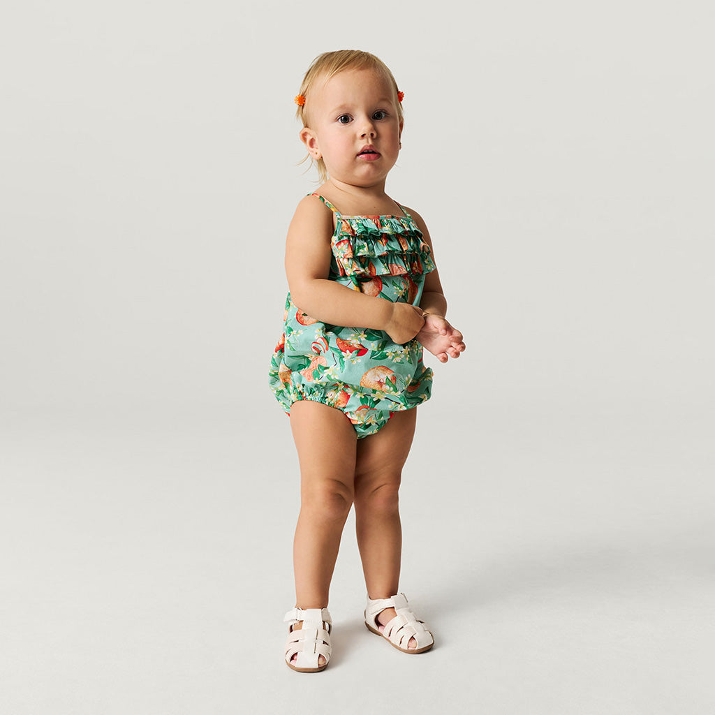 Arancia Bamboo Challis Bubble Romper
