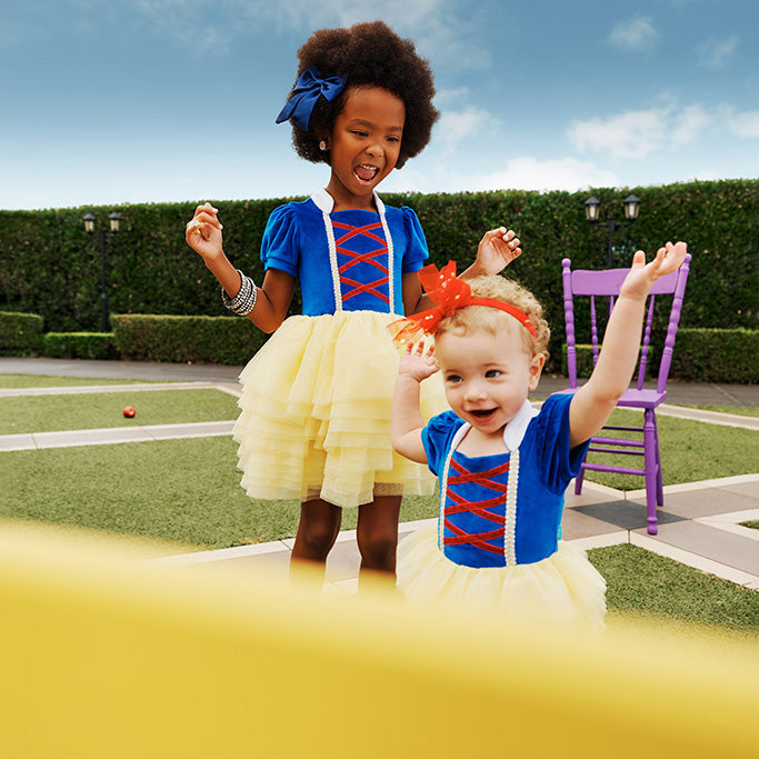 Disney Snow White Velour Bodysuit Dress