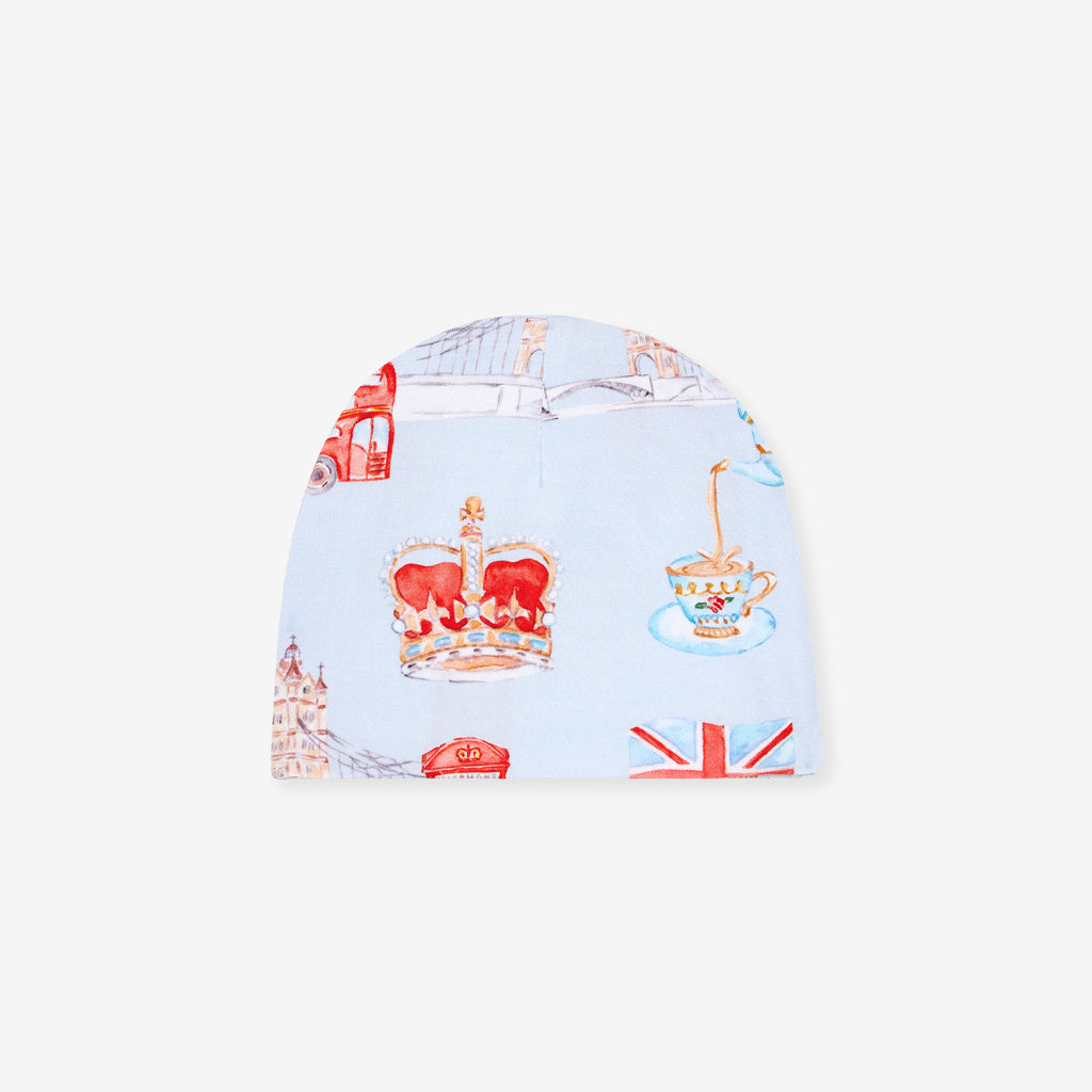 Posh London Swaddle Beanie Set