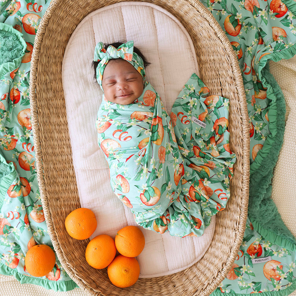 Arancia Swaddle Headband Set