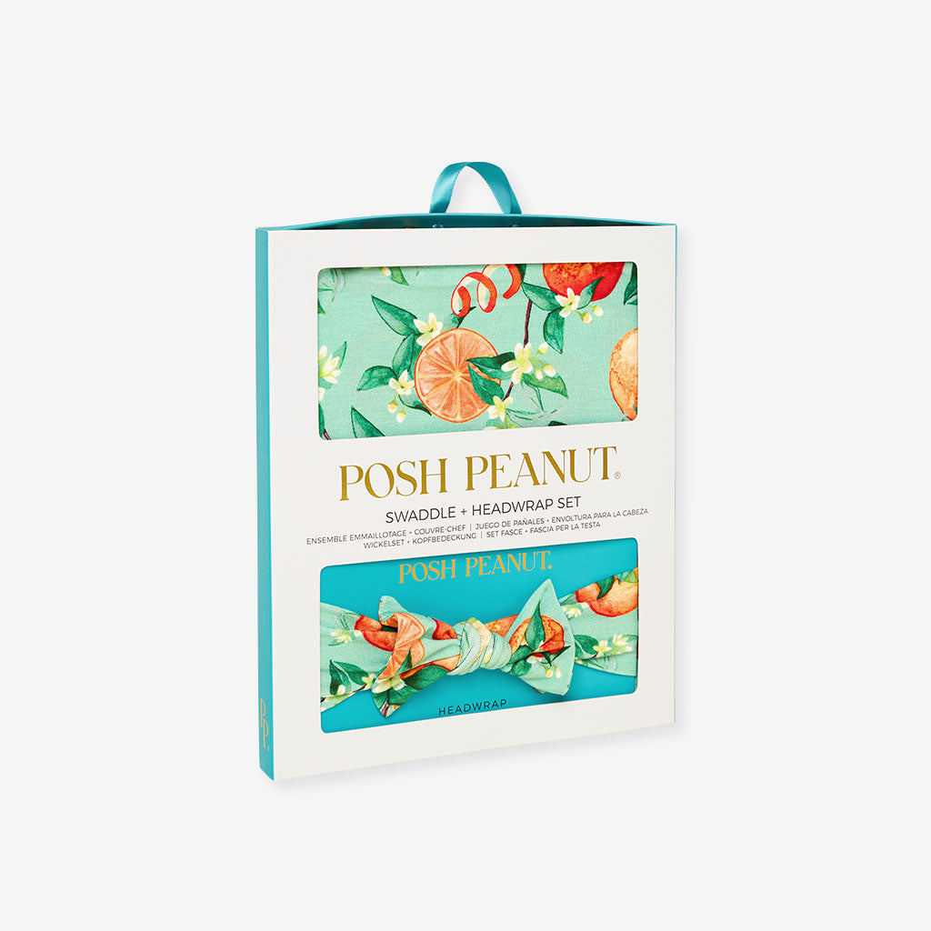 Arancia Swaddle Headband Set