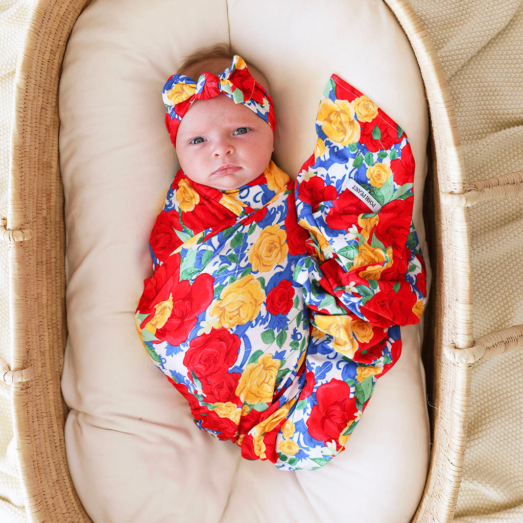 Valentina Swaddle Headband Set