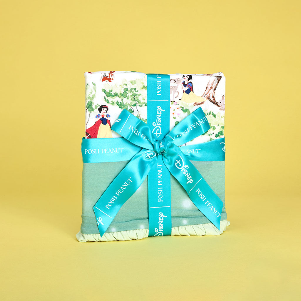 Disney Princess Snow White & Snow White's Cottage Ruffled Luxette Patoo? Blanket