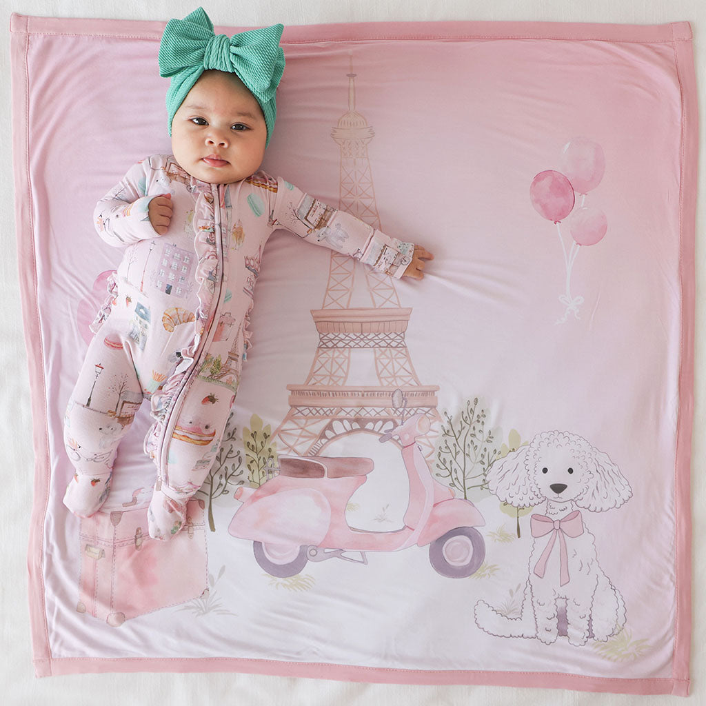 Posh Paris & Paris Travel Luxette Patoo? Blanket