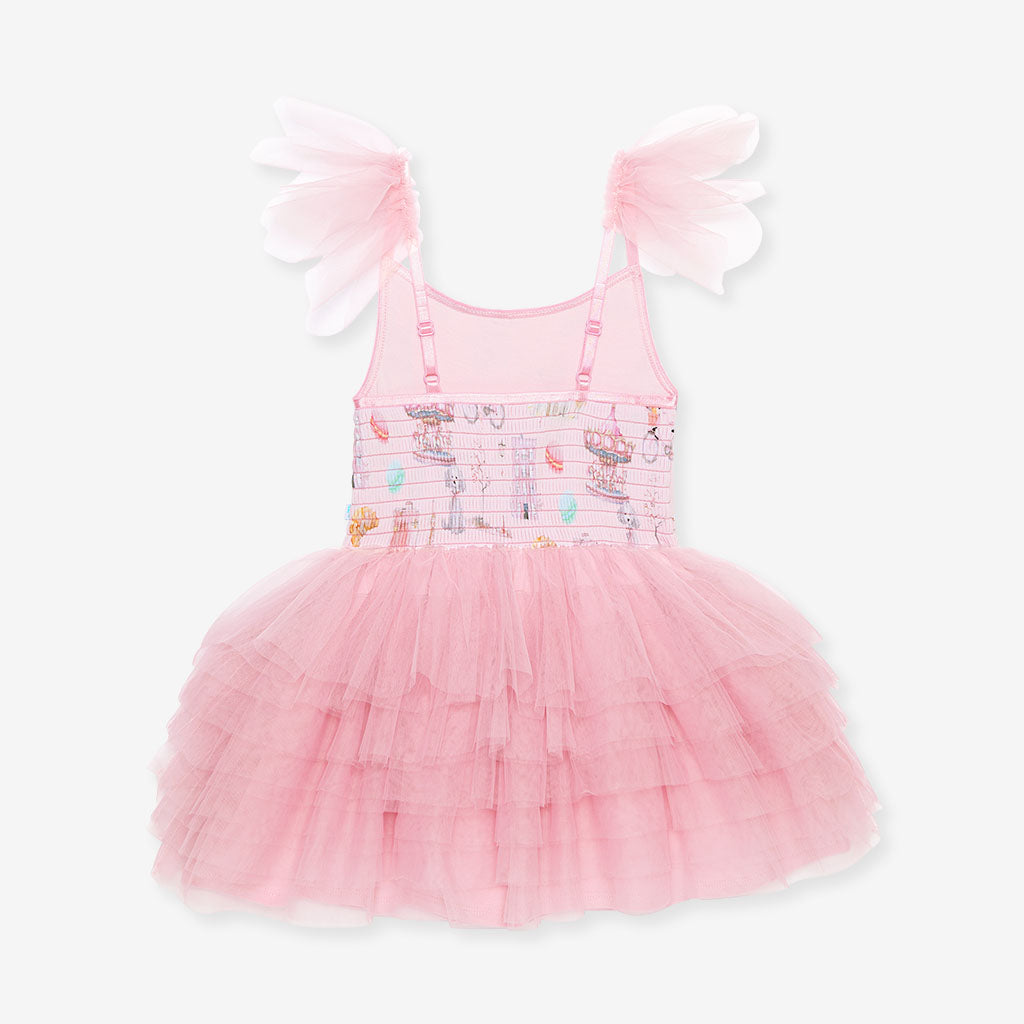 Posh Paris Tulle Smocked Dress