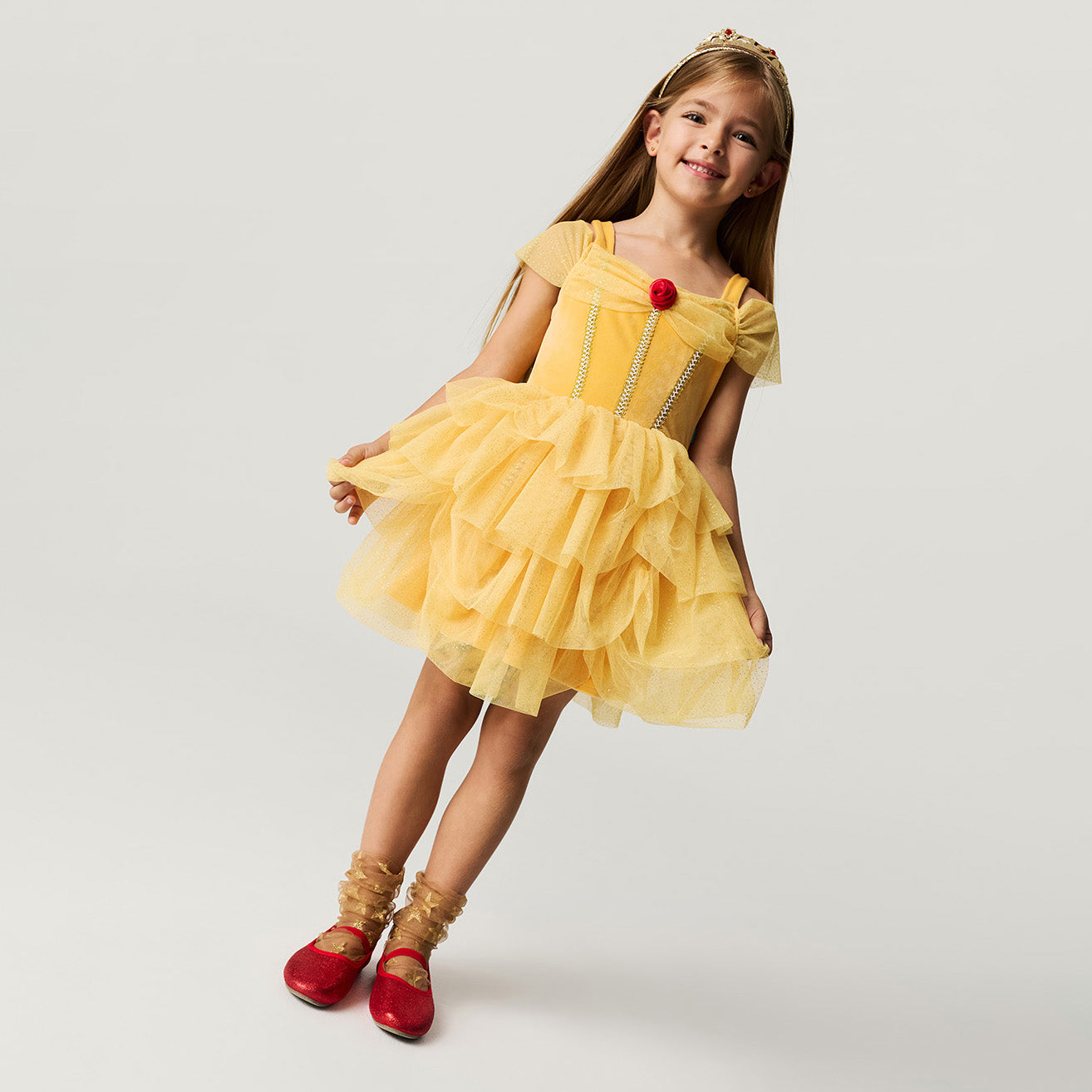 Disney Belle Velour Dress