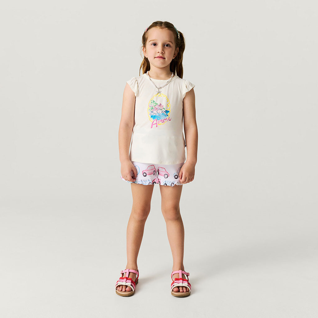 Amore Italia Ruffled Tee