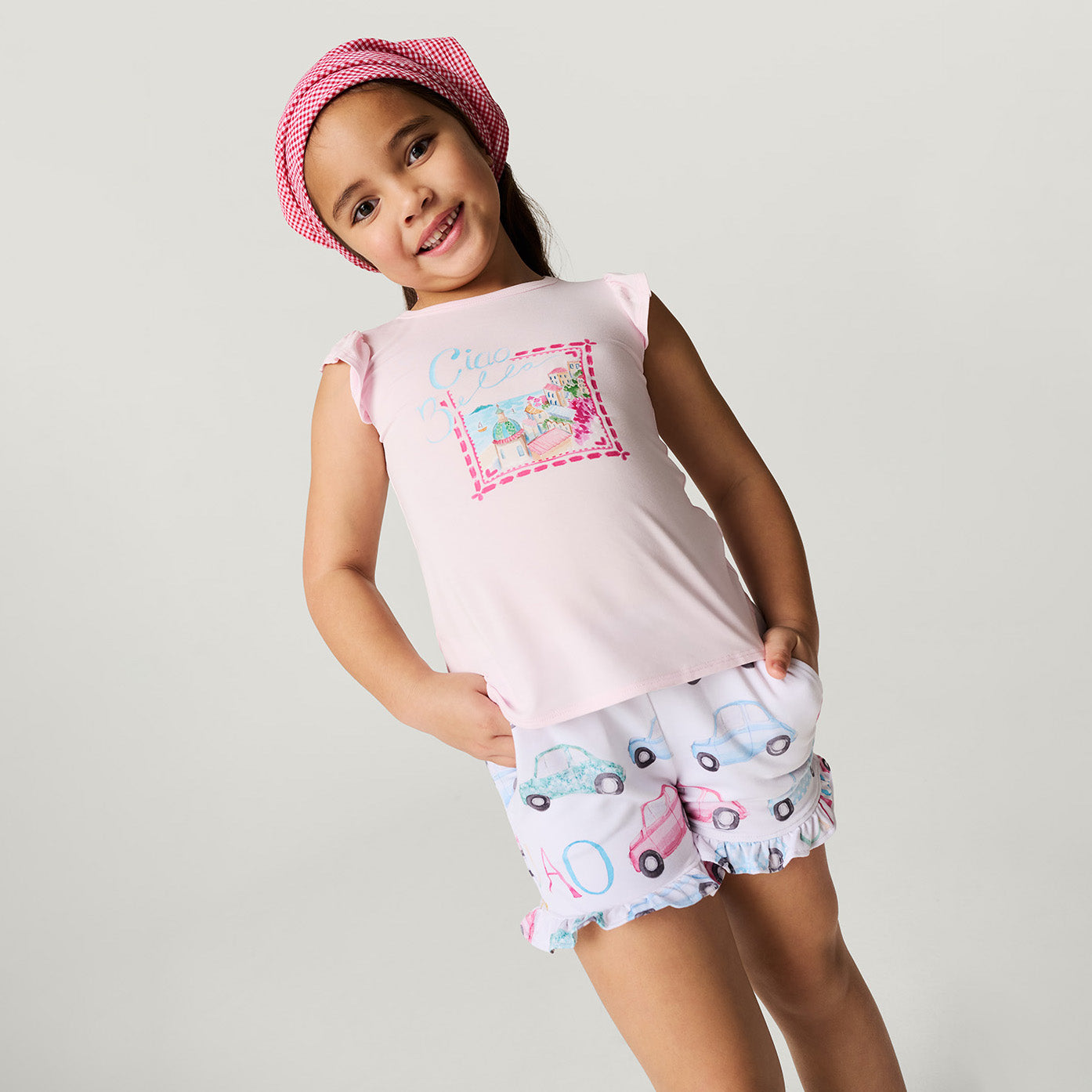 Ciao Bella Ruffled Tee