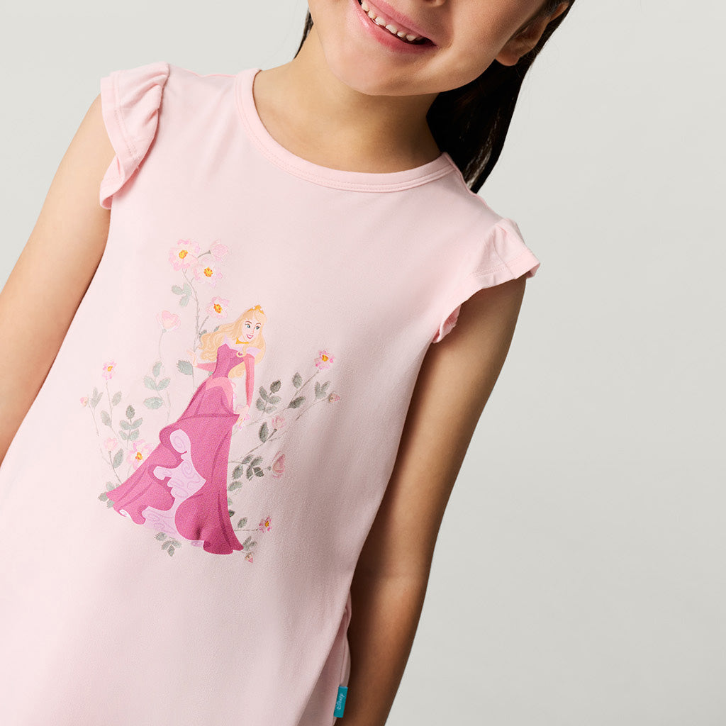 Disney Aurora Classic Ruffled Graphic Tee