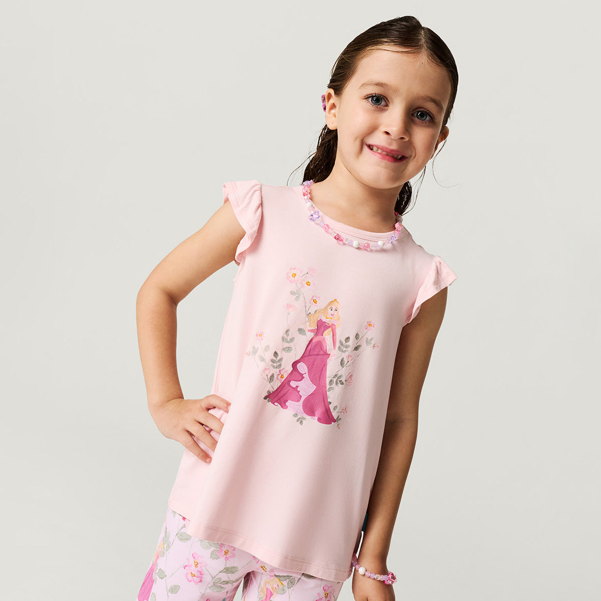 Disney Aurora Classic Ruffled Graphic Tee