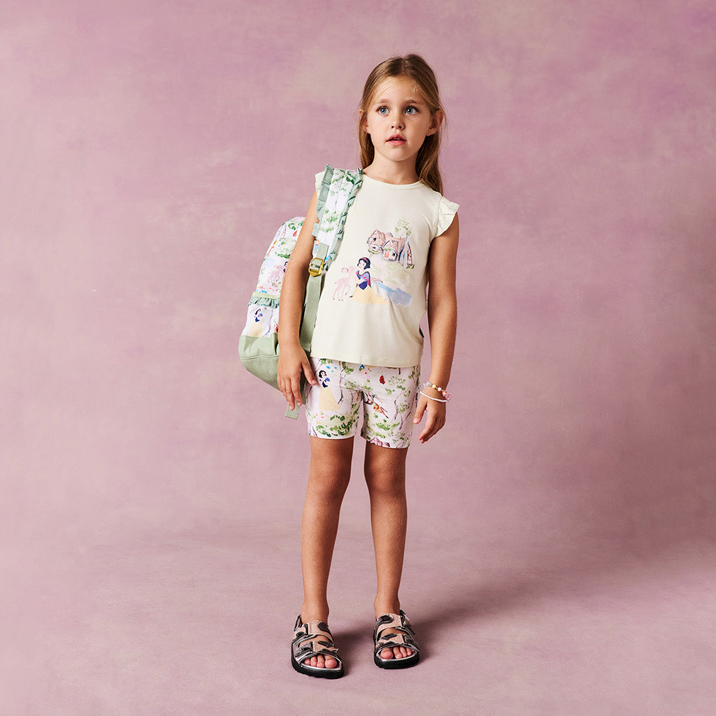 Disney Snow White Ruffled Graphic Tee