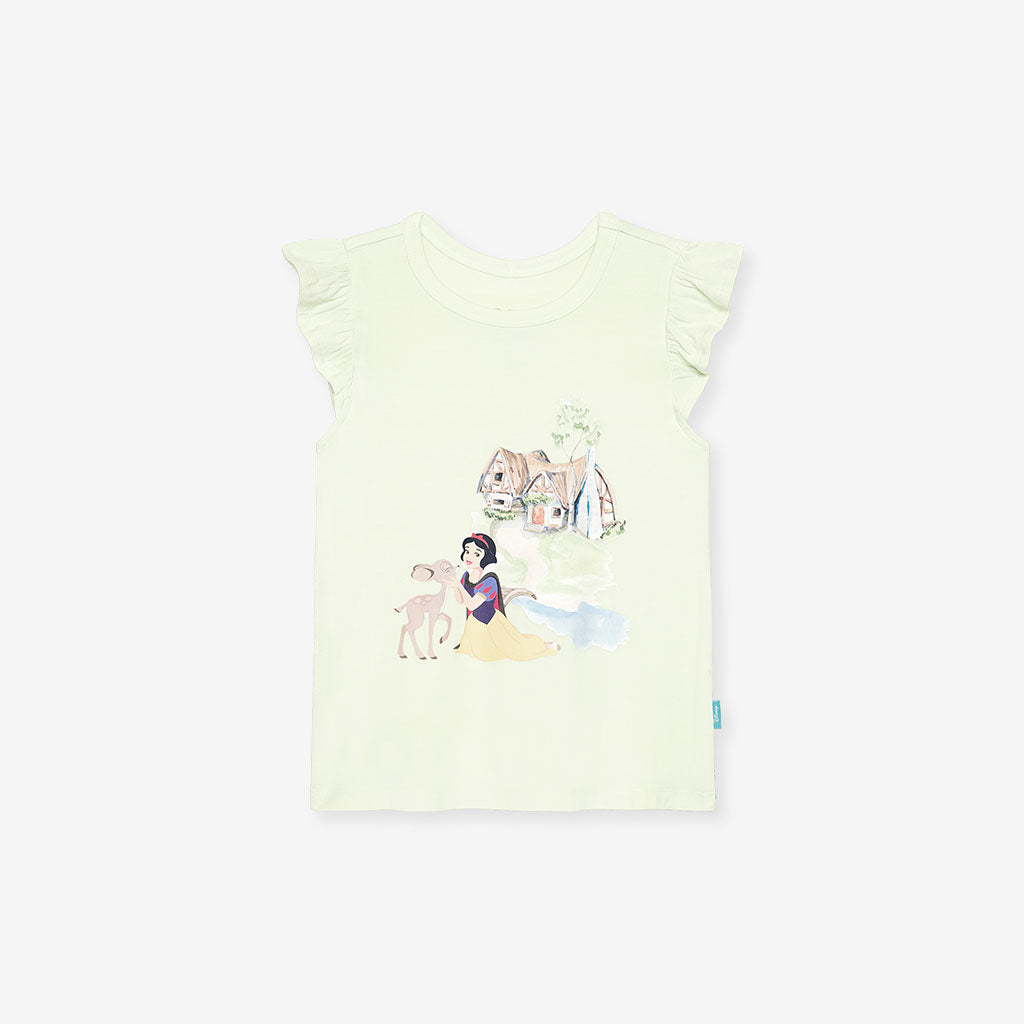 Disney Snow White Ruffled Graphic Tee