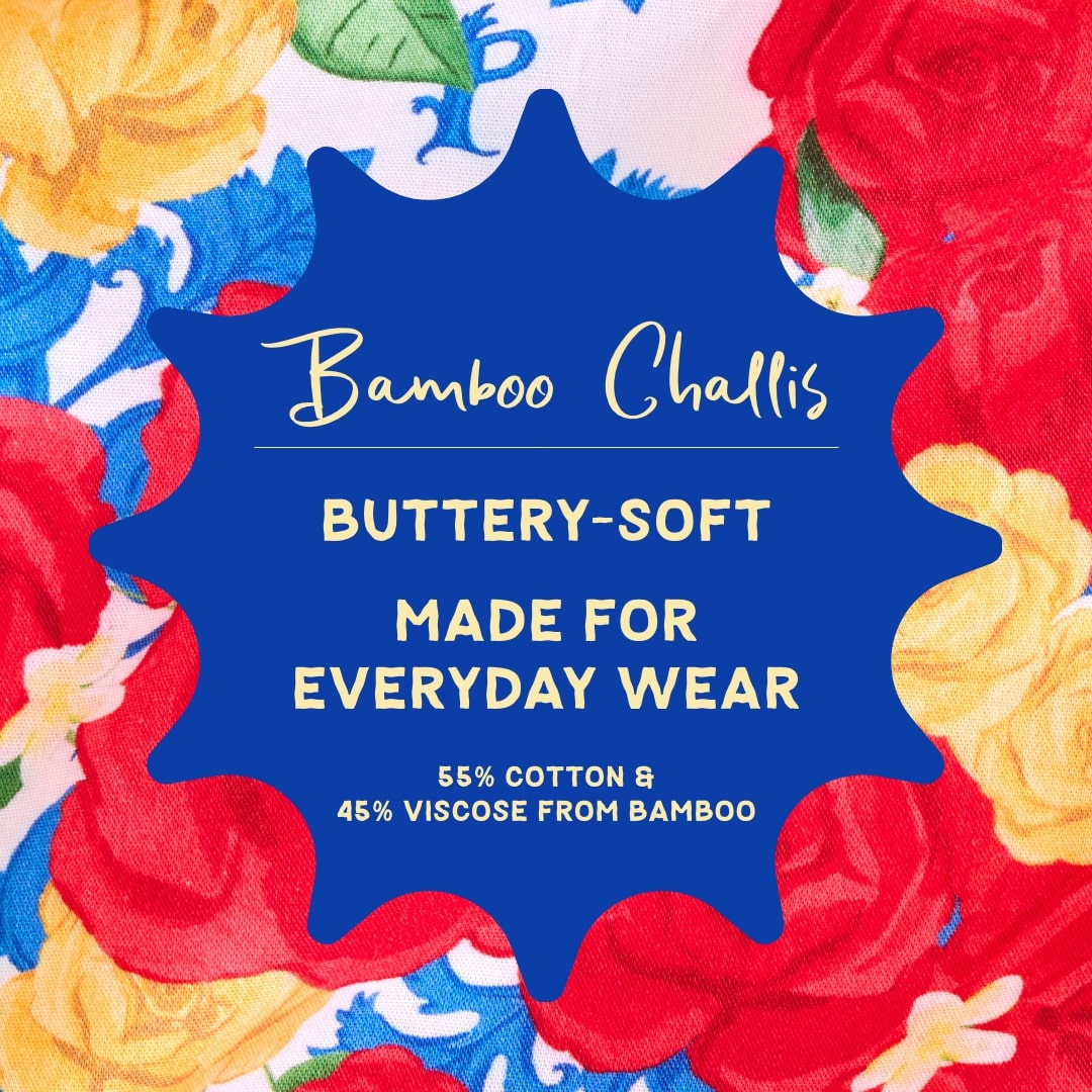 Valentina Bamboo Challis Tiered Ruffled Skirt